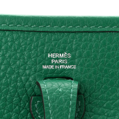 Hermes Taurillon Clemence Evelyne TPM Vert Vertigo 6 of 13