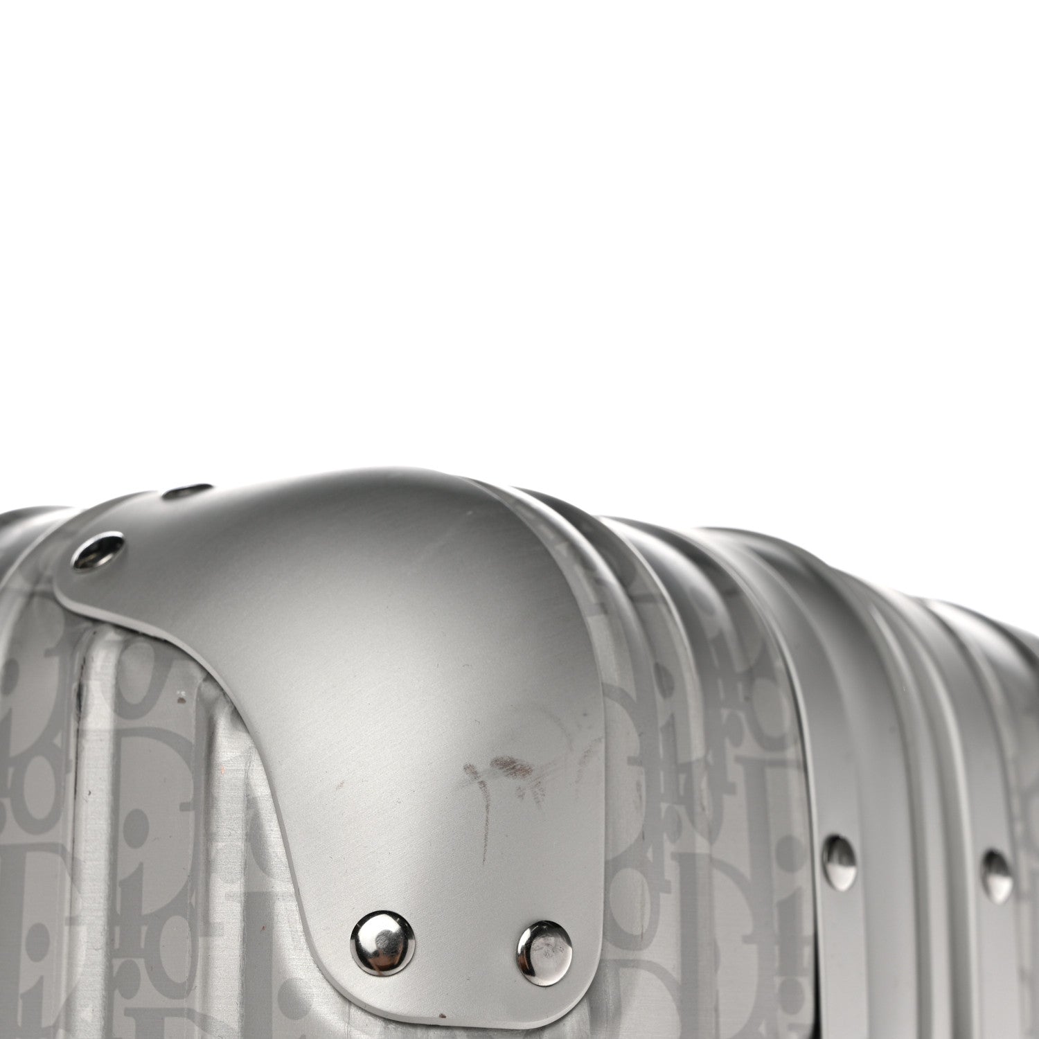 Christian Dior X RIMOWA Aluminum Gradient Cabin Luggage Silver 11 of 12