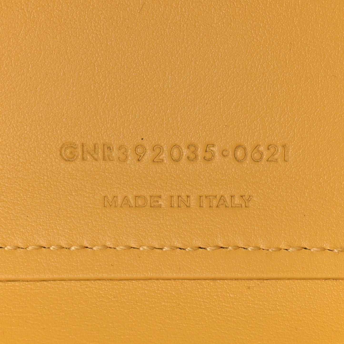 Grained Calfskin Nano Sac De Jour Jaune