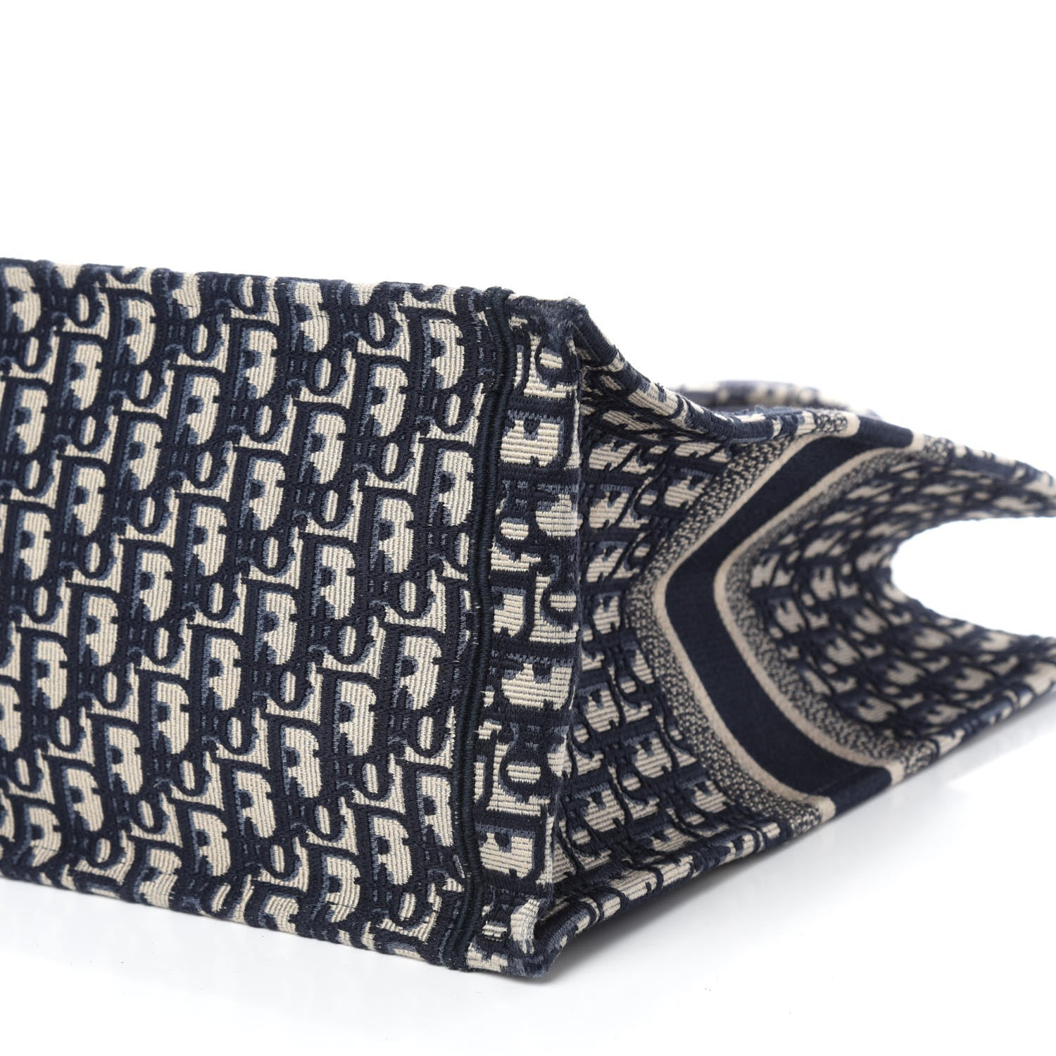 Christian Dior Oblique Book Tote Blue Multicolor 7 of 10