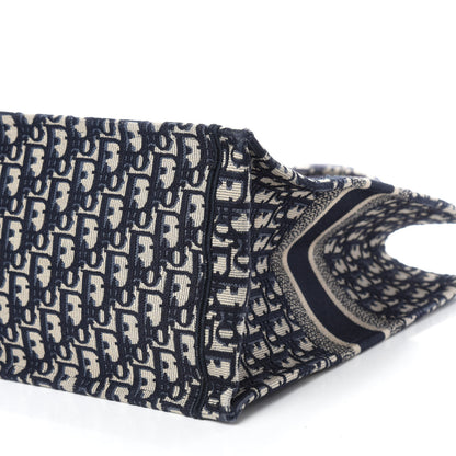 Christian Dior Oblique Book Tote Blue Multicolor 7 of 10