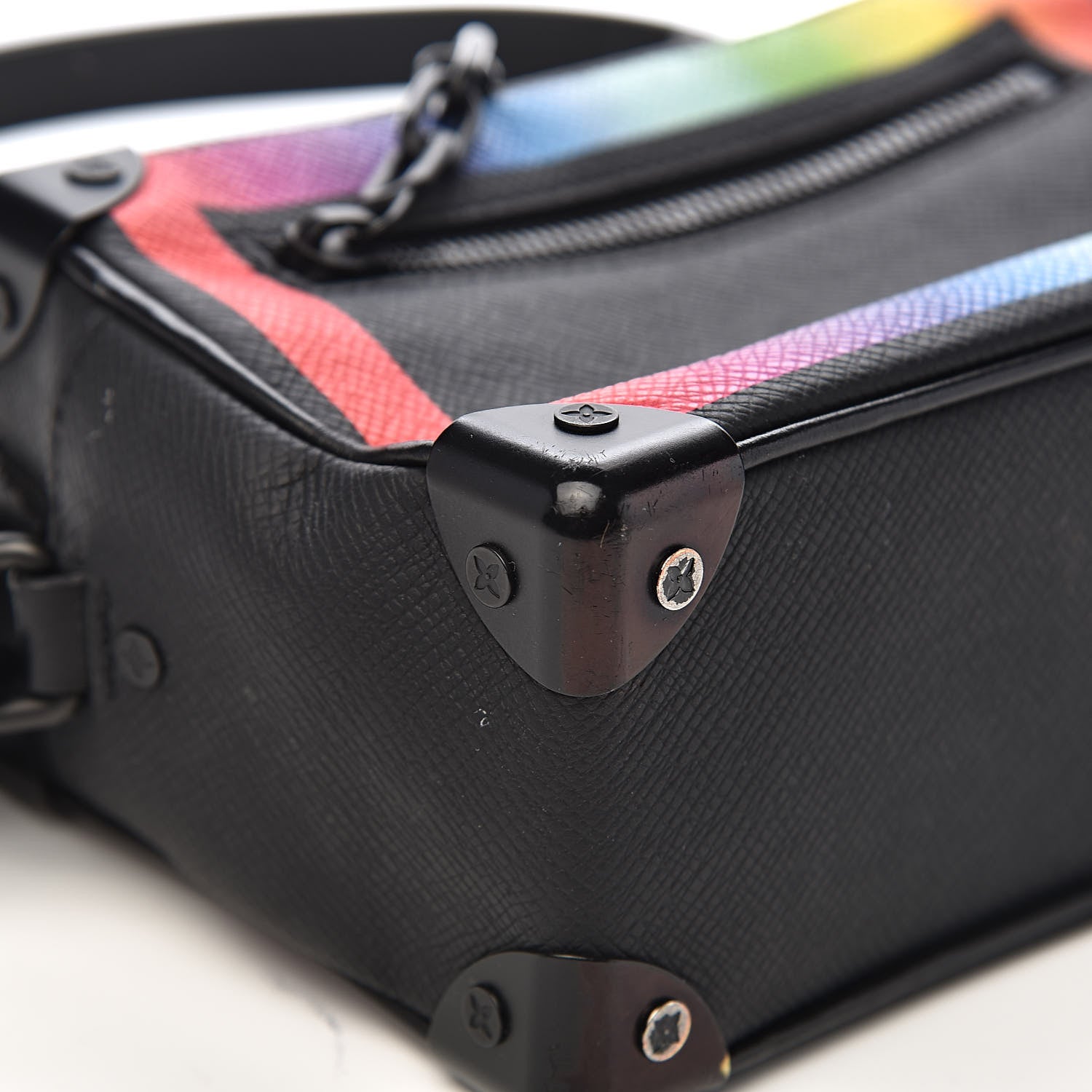 Louis Vuitton Taiga Rainbow Mini Soft Trunk Black 7 of 14