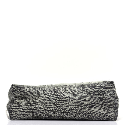 3.1 Phillip Lim Shark Embossed Calfskin 31 Hour Bag Black Cream 10 of 12