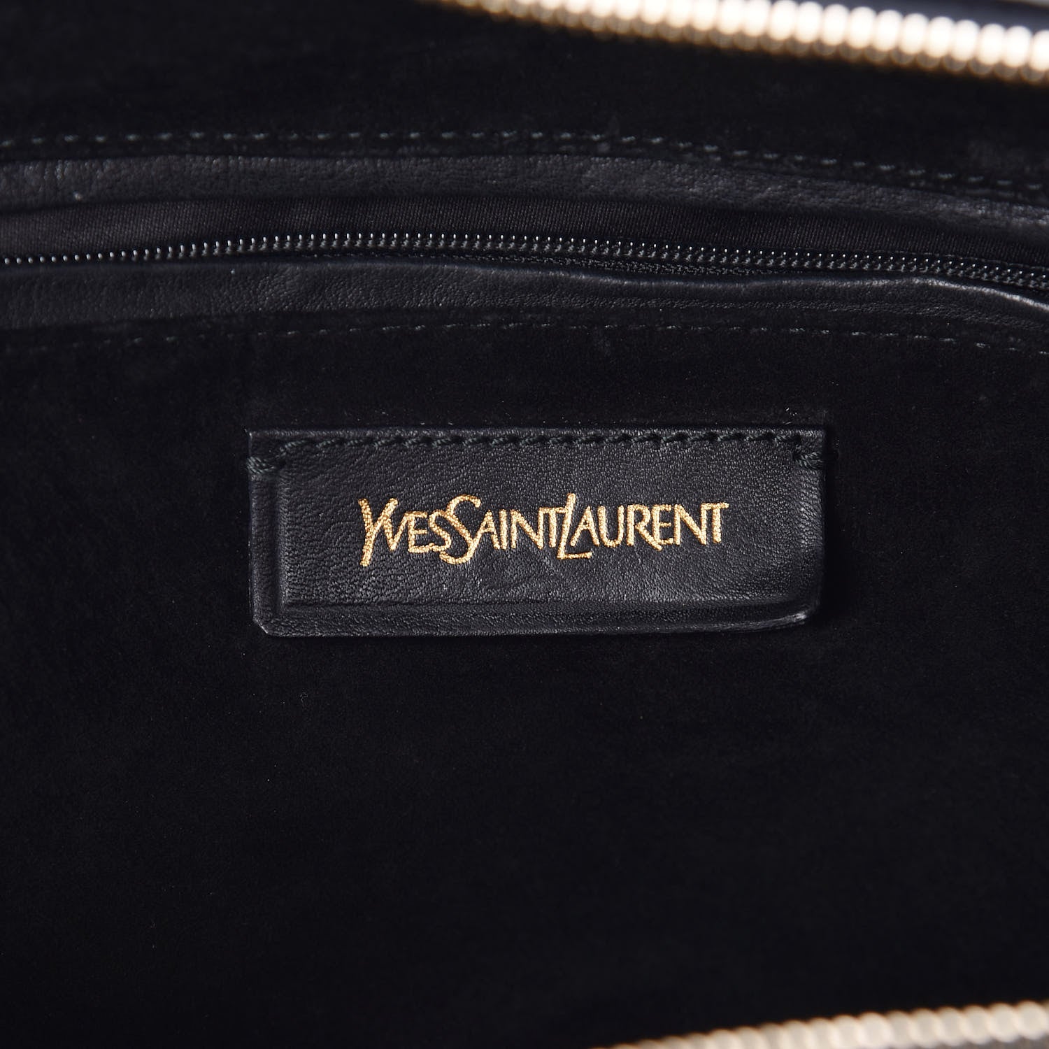 Saint Laurent Calfskin Rock Studded Easy Sac Black 6 of 14