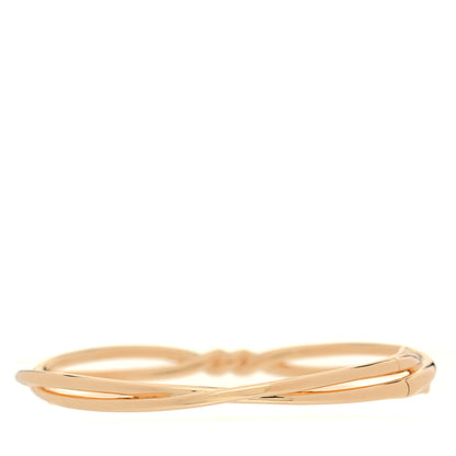 David Yurman 18K Yellow Gold Diamond Continuance Center Twist Bracelet 3 of 4