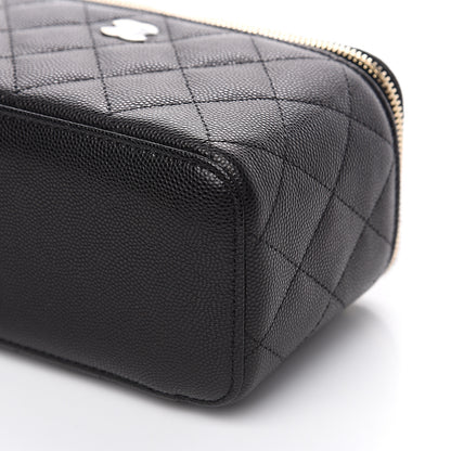 Chanel Caviar Quilted Small Vanity Case With Chain Black 8 of 9