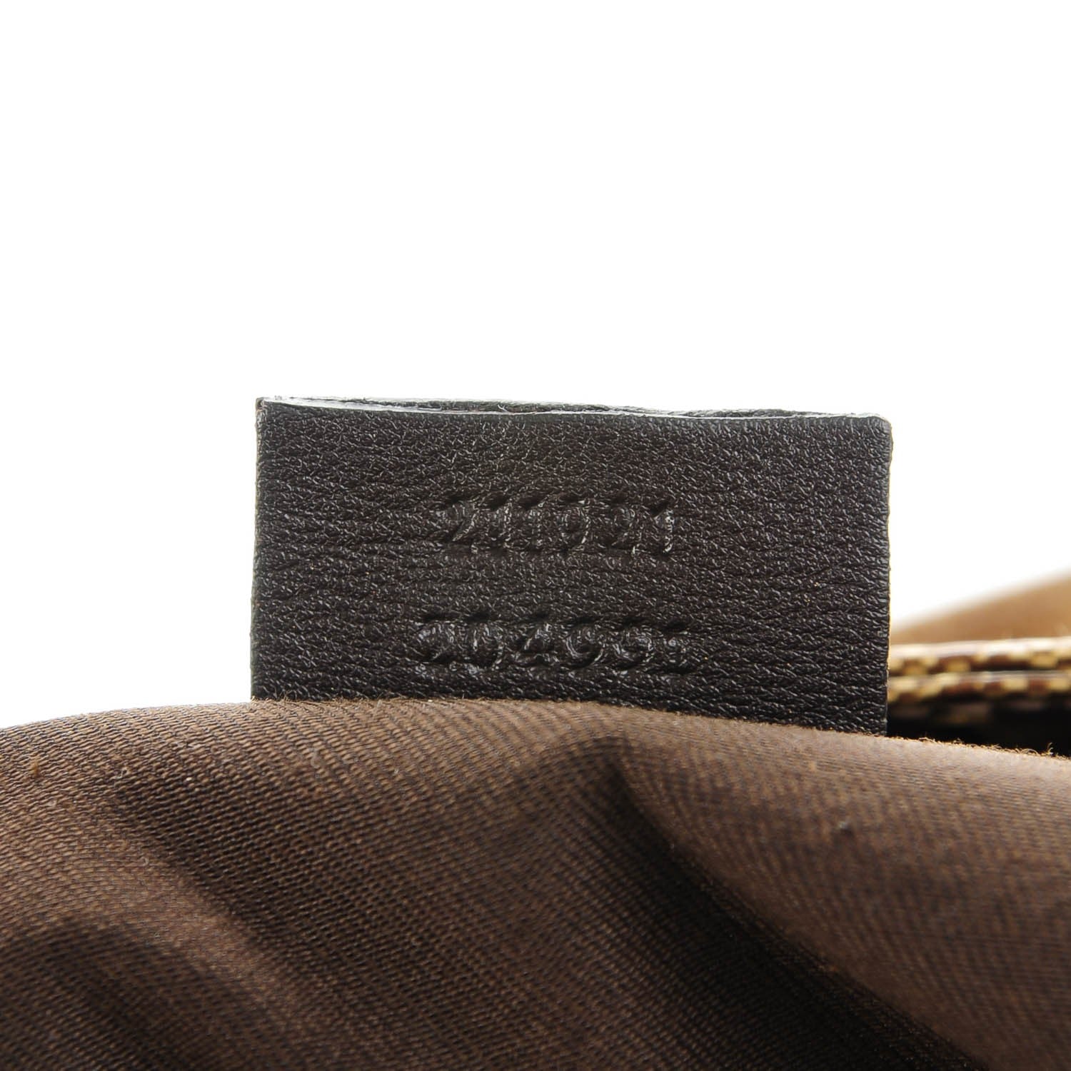 Gucci Crystal Monogram Medium Web Tote Brown 7 of 7