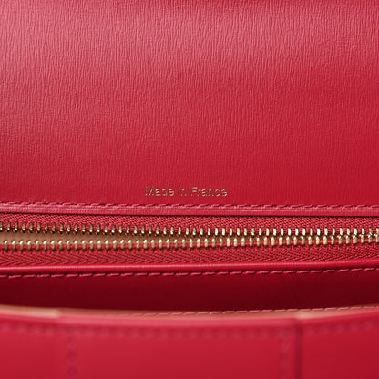 Delvaux Box Calfskin MM Brillant Satchel Framboise 6 of 10