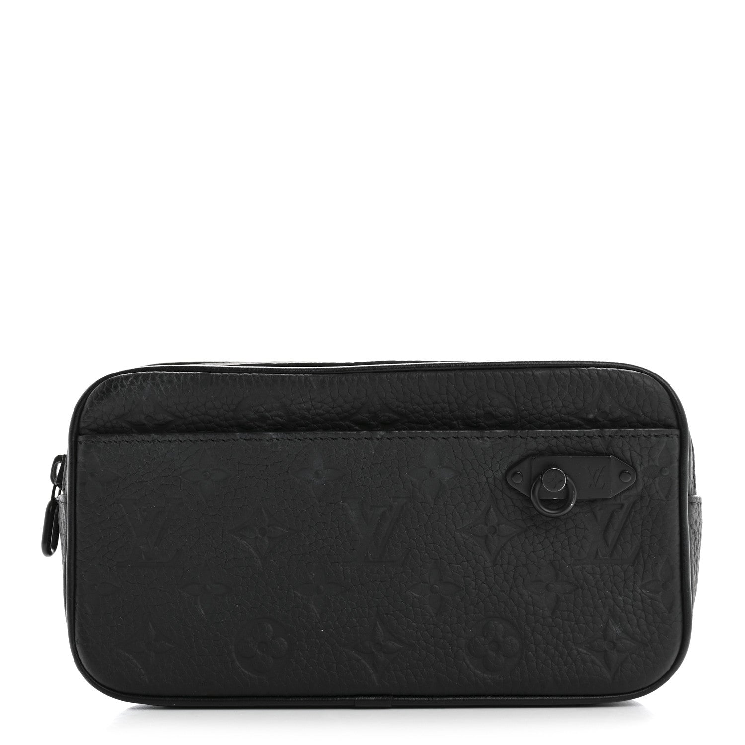 Louis Vuitton Taurillon Monogram Uniformes Solar Ray Soft Pochette Volga Belt Bag Black 1 of 11