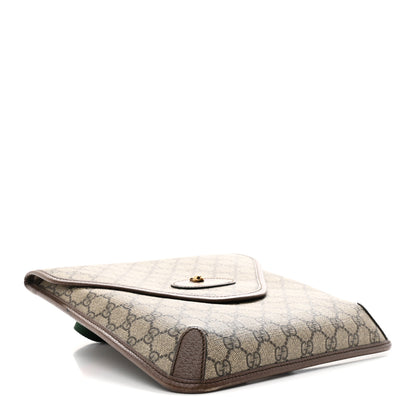 Gucci GG Supreme Monogram Web Medium Neo Vintage Flap Messenger Bag Beige New Acero 4 of 10