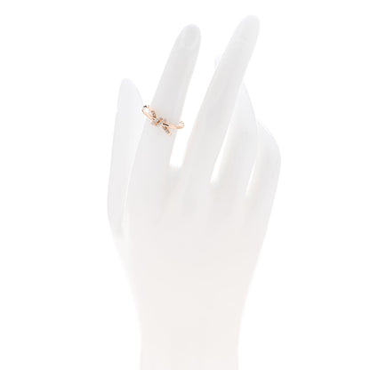 Tiffany 18K Rose Gold Diamond Small Knot Ring 52 6 2 of 5