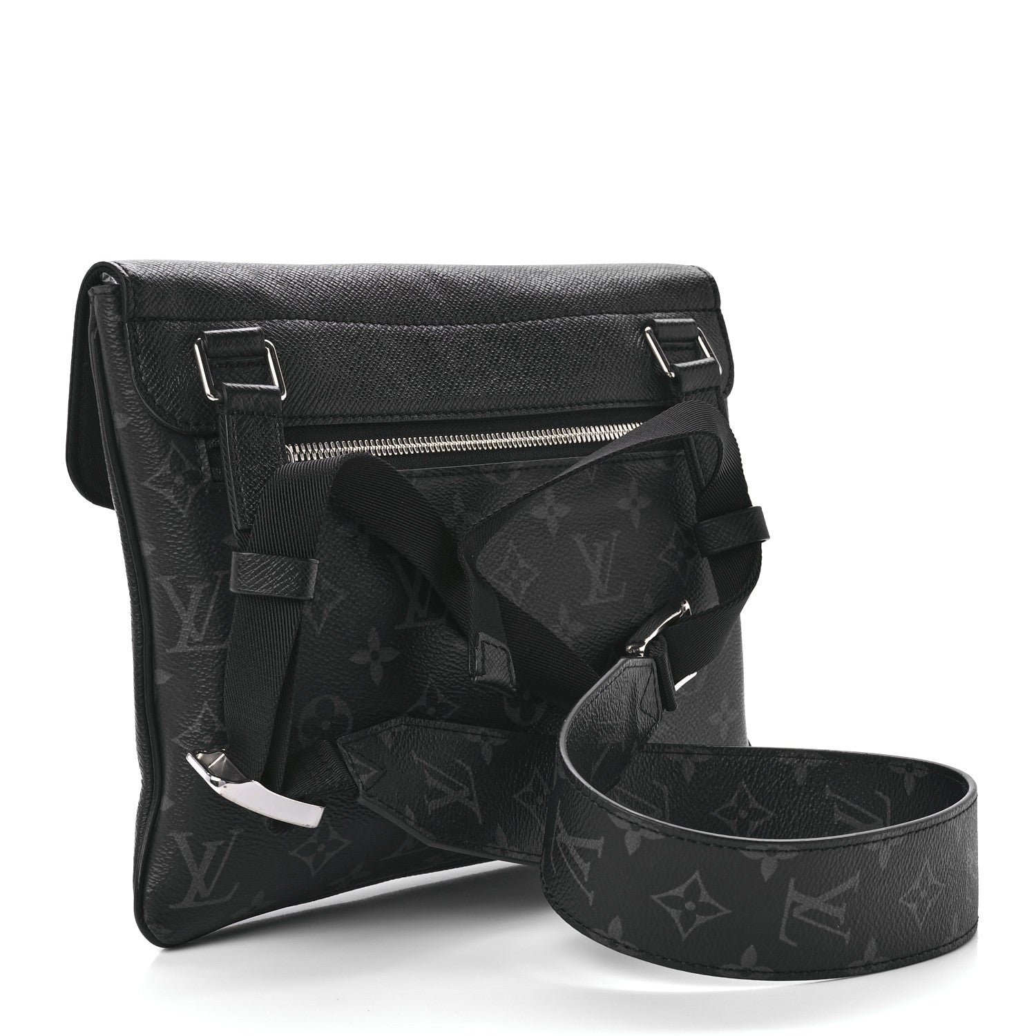 Louis Vuitton Taigarama Outdoor Flap Messenger Black 2 of 9