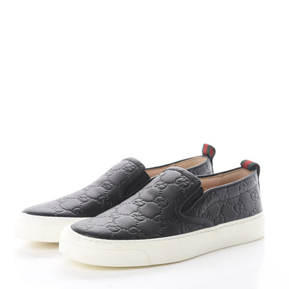 Gucci Guccissima Dublin Slip On Sneakers 35 Black 3 of 7