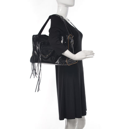 Balenciaga Glazed Calfskin Classic Hardware City Black 2 of 17
