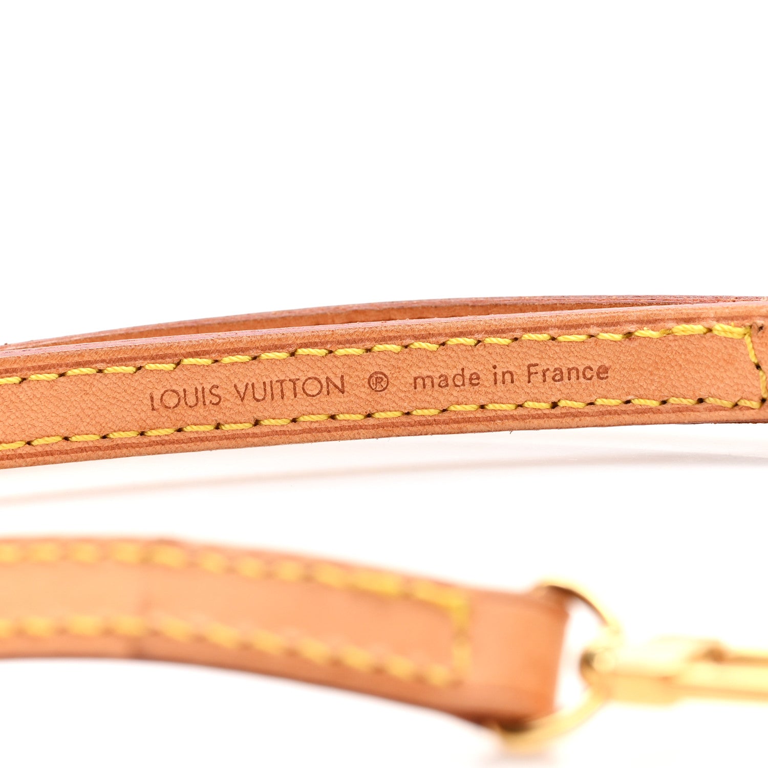 Louis Vuitton Vachetta 12mm Adjustable Shoulder Strap 3 of 4