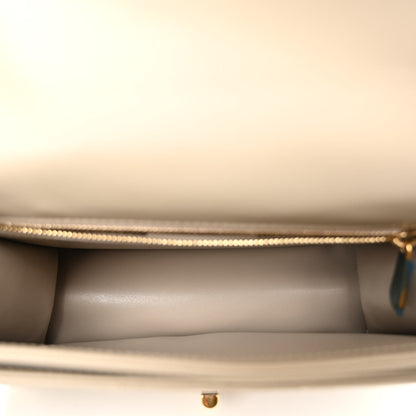 Salvatore Ferragamo Calfskin Quilted Gancini Flap Bag Peony 5 of 11
