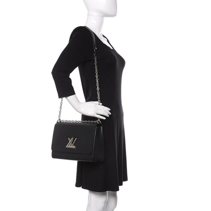 Louis Vuitton Epi Twist Shoulder Bag MM Black 2 of 10