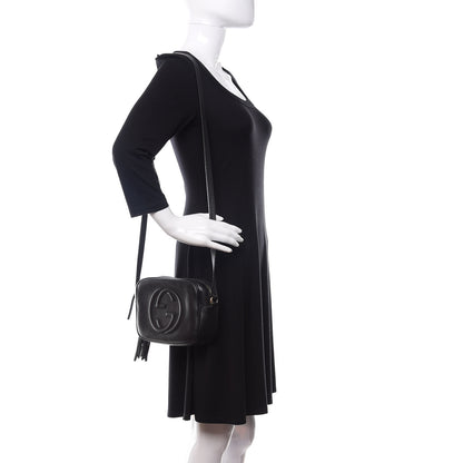 Gucci Pebbled Calfskin Small Soho Disco Bag Black 2 of 12