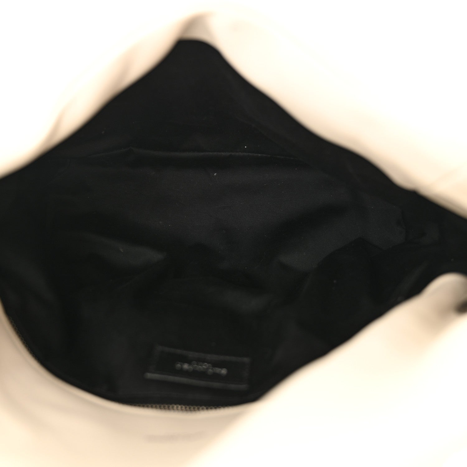 Saint Laurent Lambskin Quilted Medium Loulou Puffer Monogram Chain Satchel Crema Soft 5 of 13