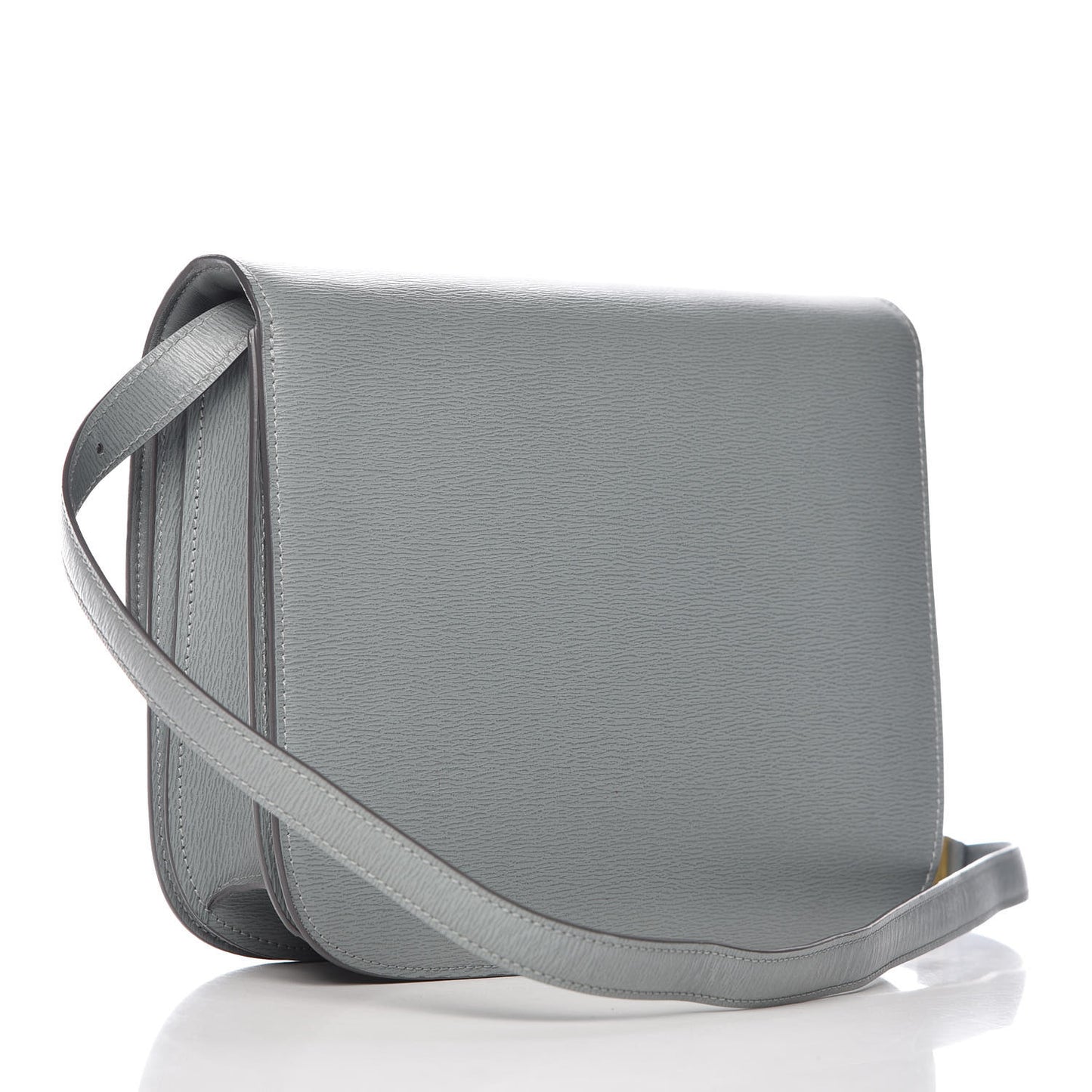 Liege Calfskin Medium Classic Box Flap Bag Storm
