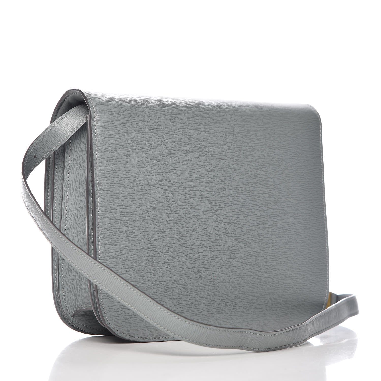 Celine Liege Calfskin Medium Classic Box Flap Bag Storm 3 of 10