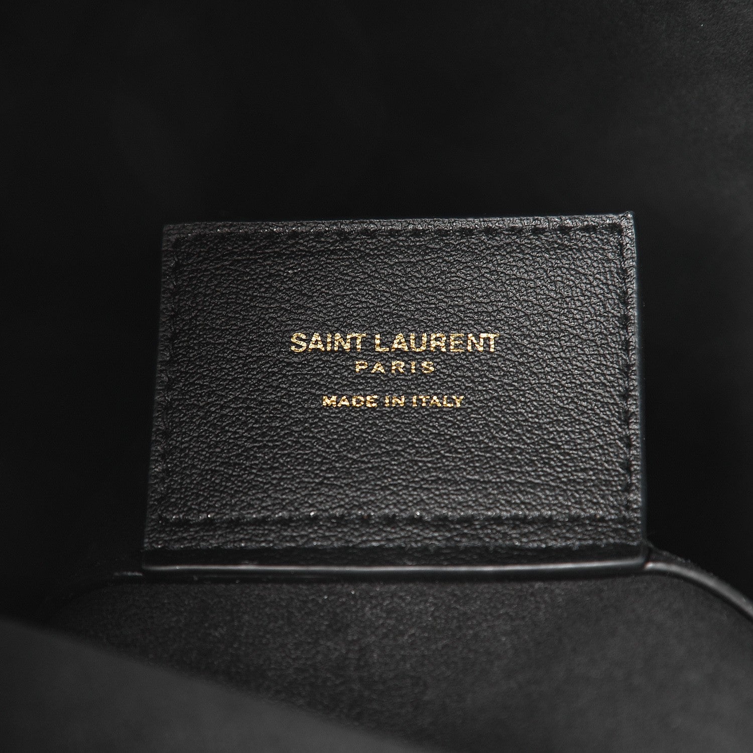 Saint Laurent Calfskin Toy Shopping Tote Black 6 of 6