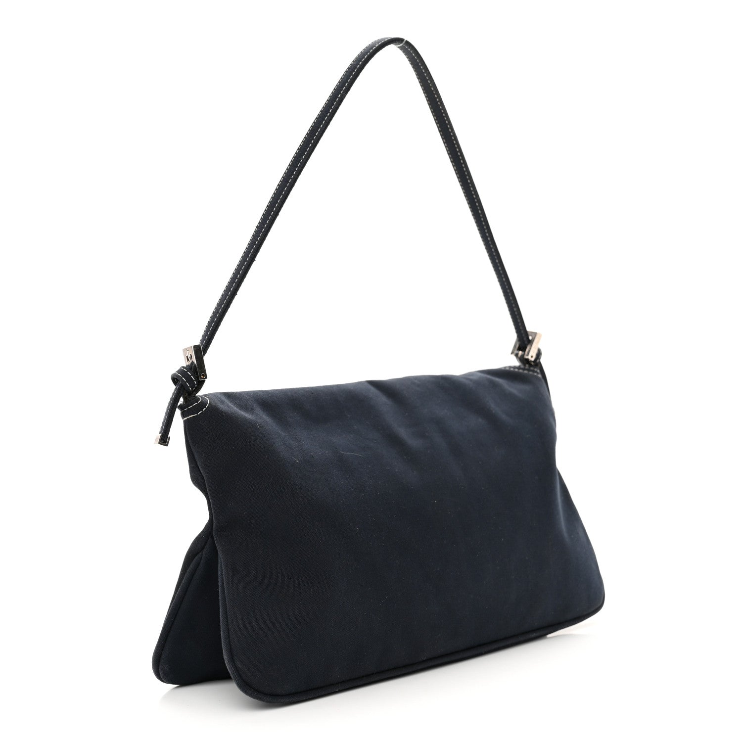 Fendi Denim Baguette Blue 3 of 19