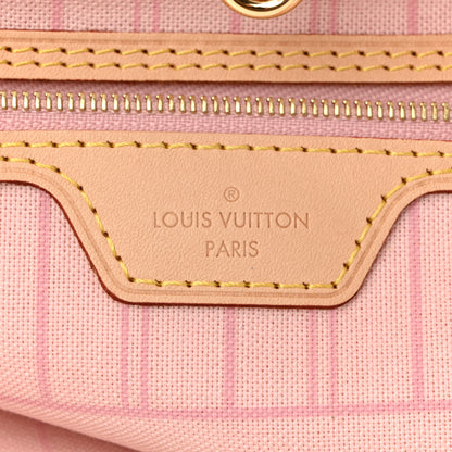 Louis Vuitton Damier Azur Neo Neverfull MM Rose Ballerine 7 of 11
