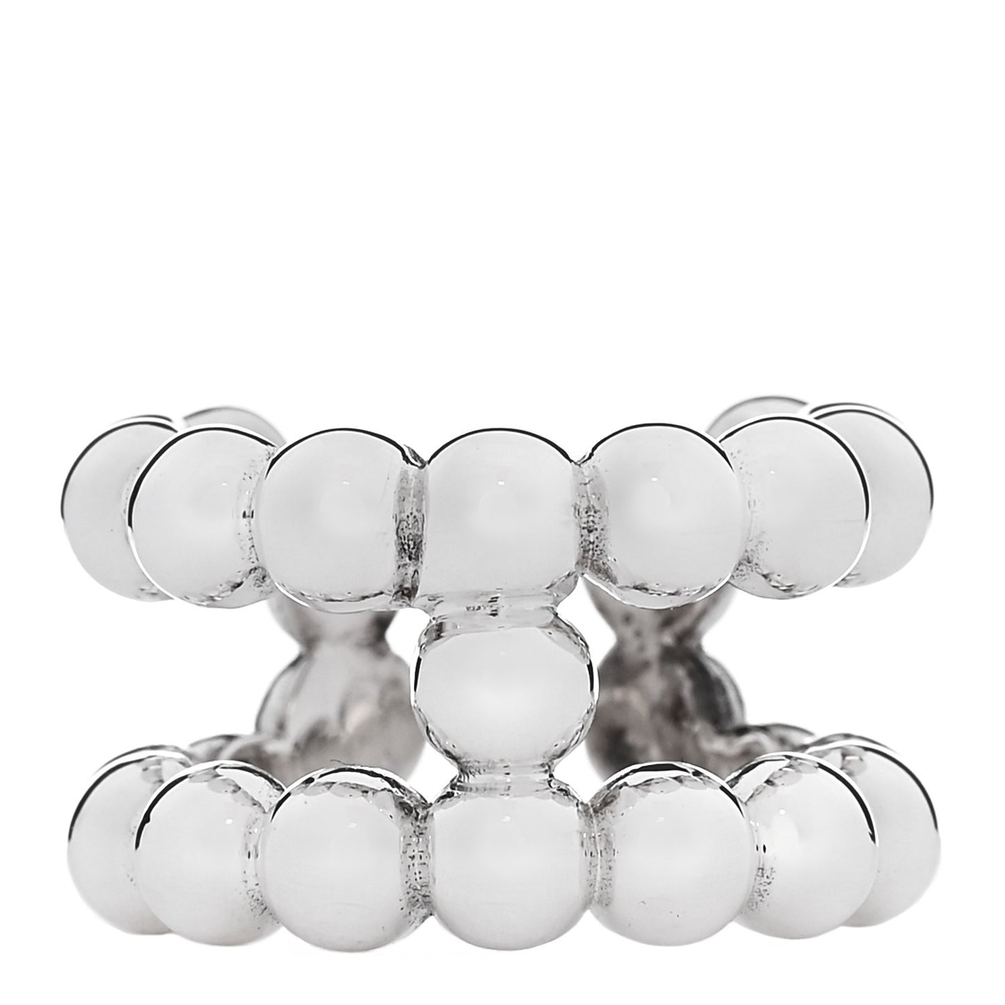 Sterling Silver Parade Boule Ring 53 6.5