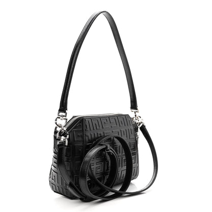 Givenchy Calfskin Logo Embossed XS Antigona 4G Black 3 of 9