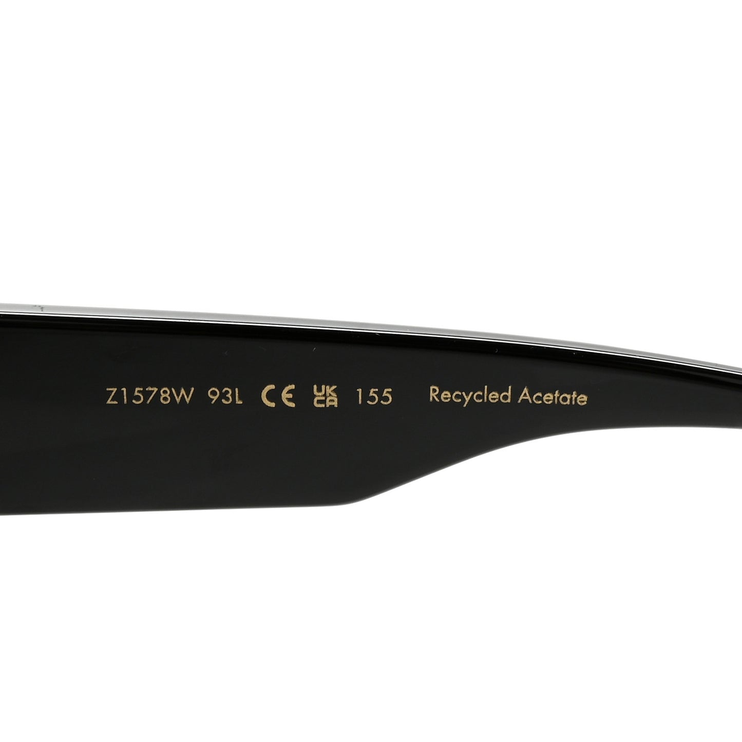 Acetate Swarovski Crystal Cyclone Sunglasses Z1578W Black