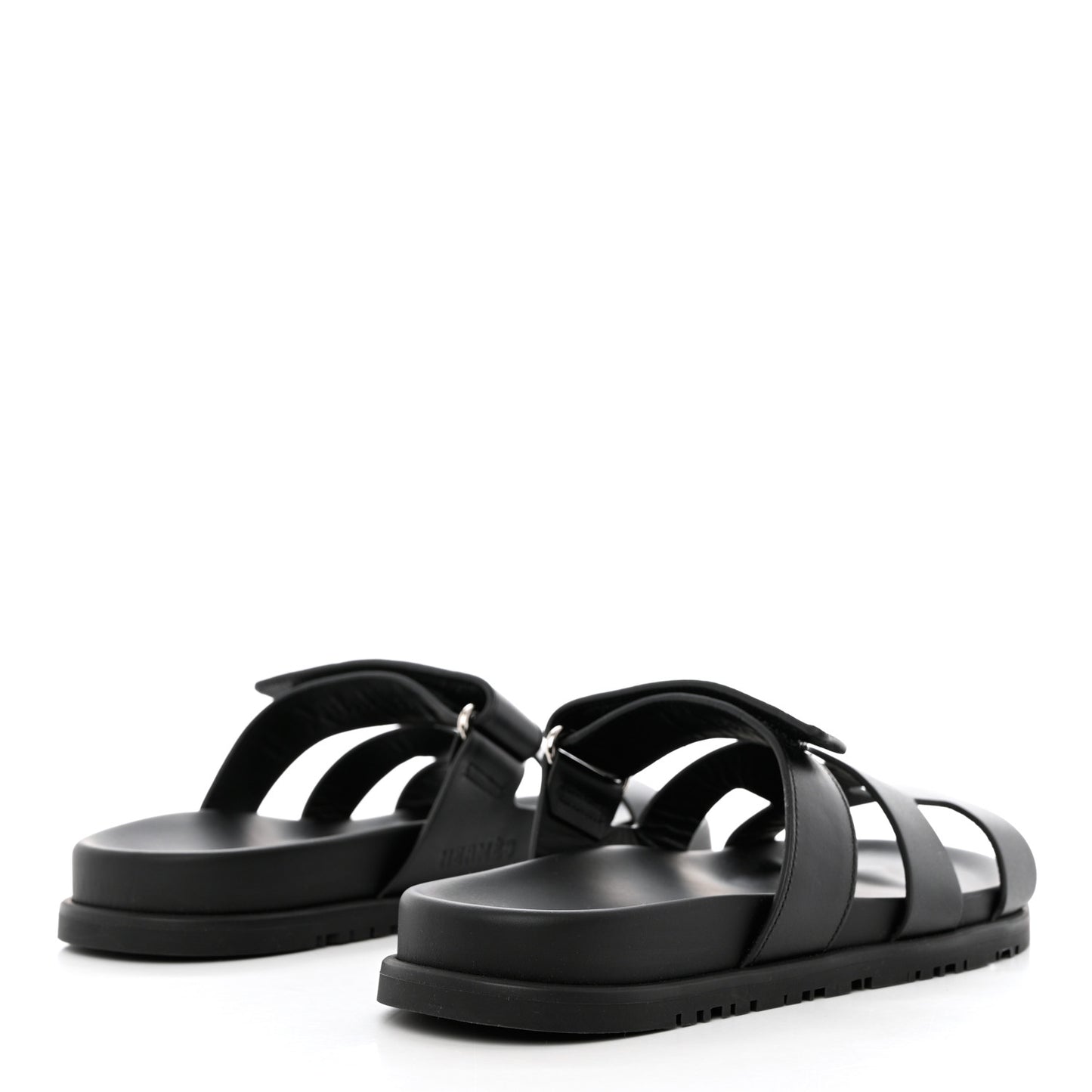 Calfskin Womens Chypre Sandals 38 Black