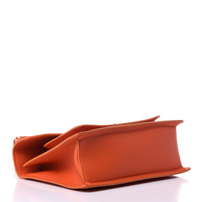 MCM Grained Calfskin Small Patricia Satchel Orange 3 of 11