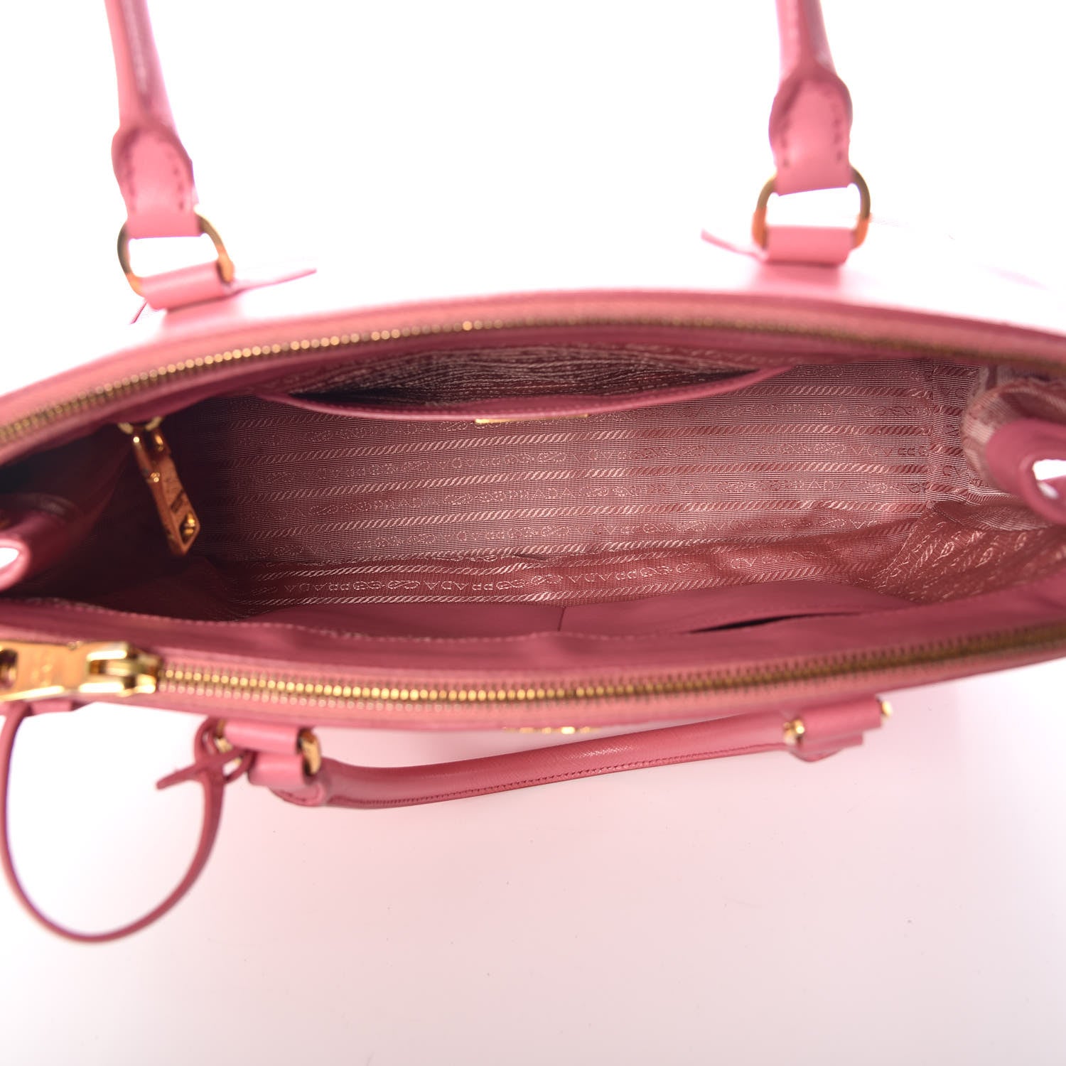 Prada Saffiano Large Galleria Double Zip Tote Geranio 5 of 15