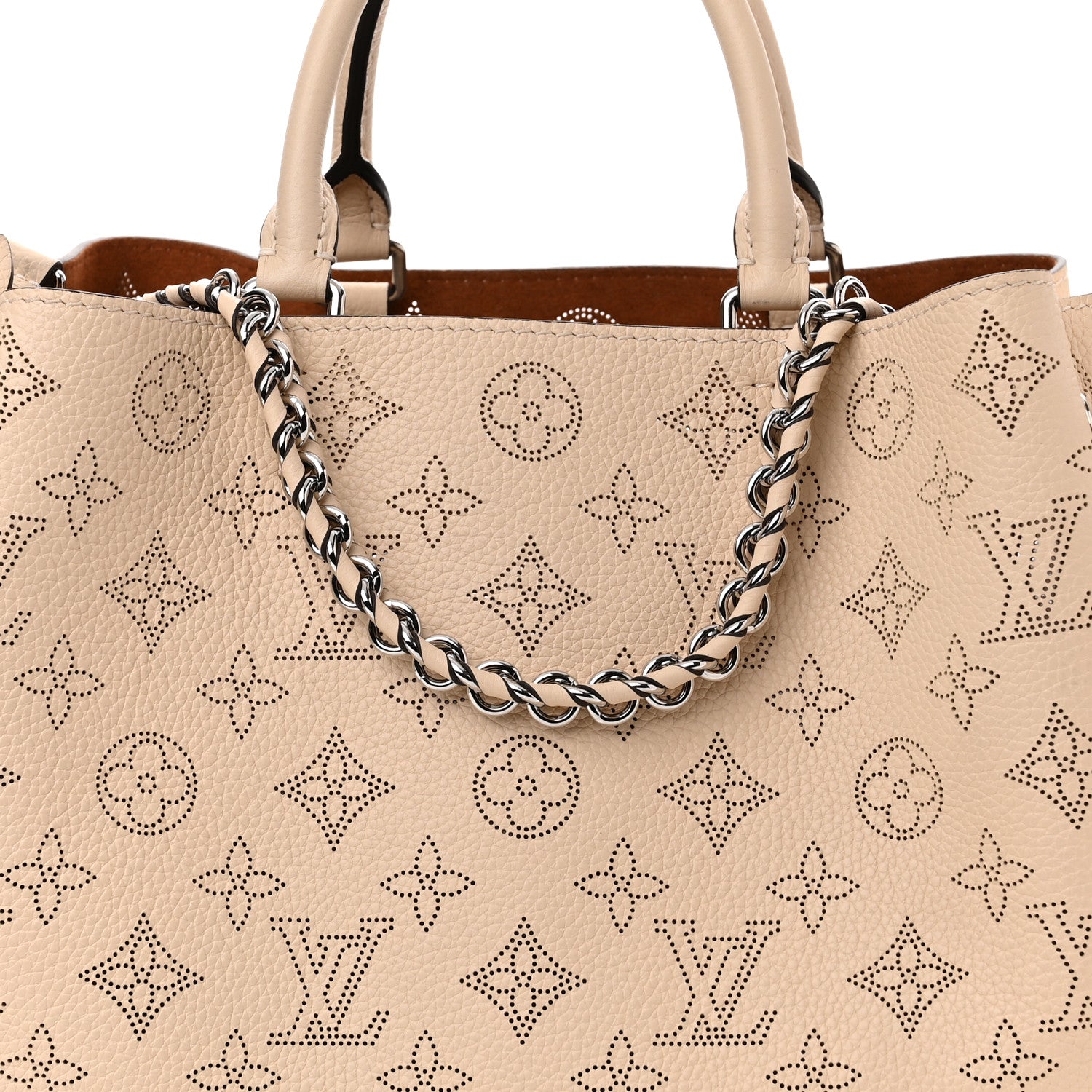 Louis Vuitton Mahina Bella Tote Creme Beige 7 of 9