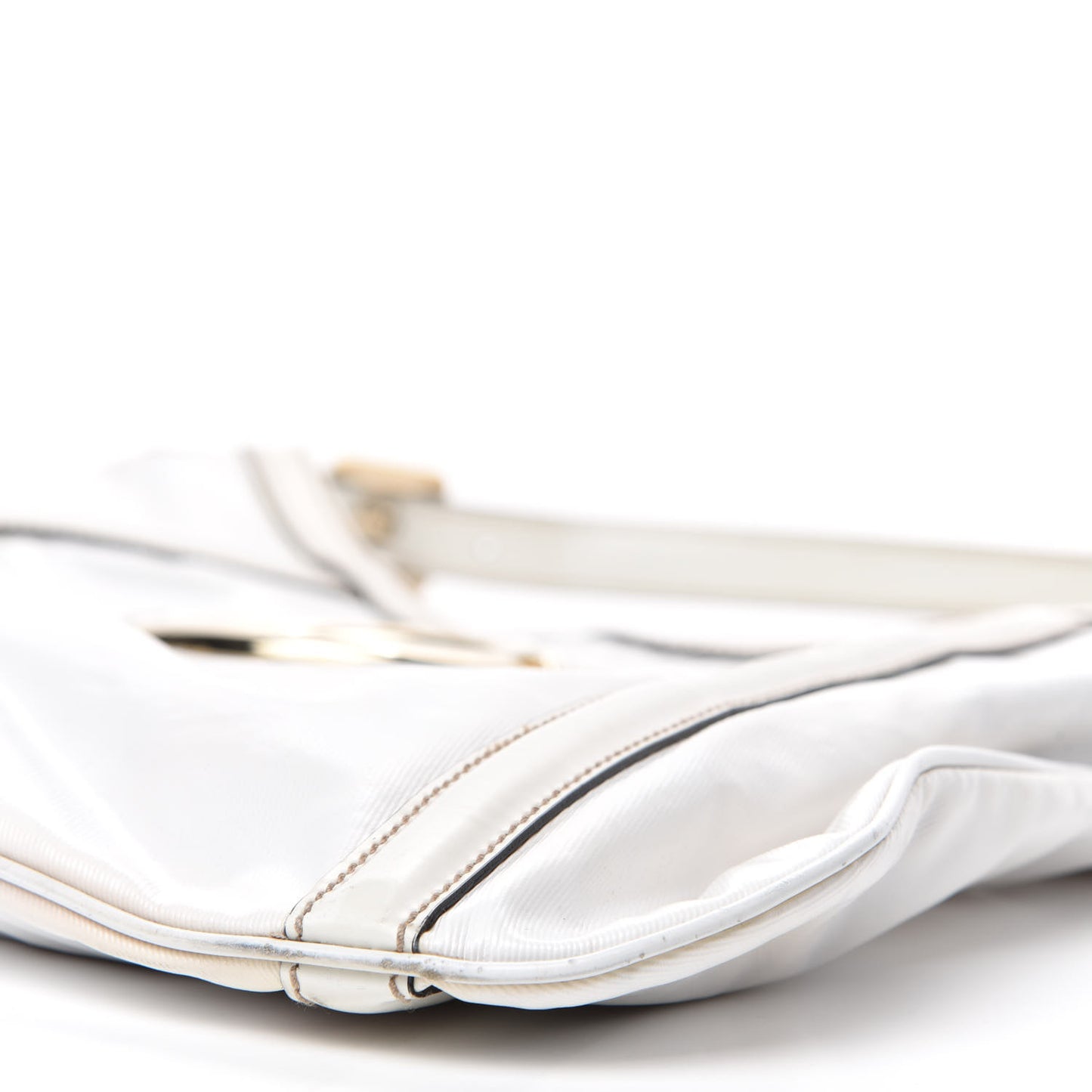 Dialux Medium Britt Shoulder Bag Off White
