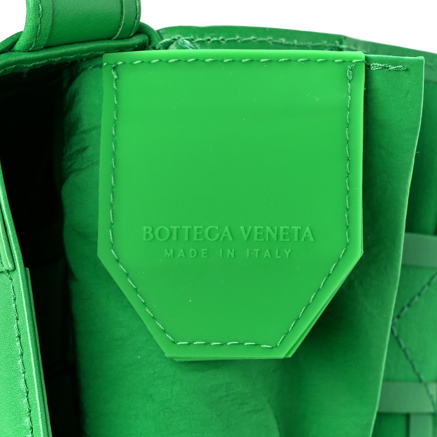 Bottega Veneta Paper Calfskin Maxi Intreccio Small Cassette Crossbody Bag Grass 7 of 12