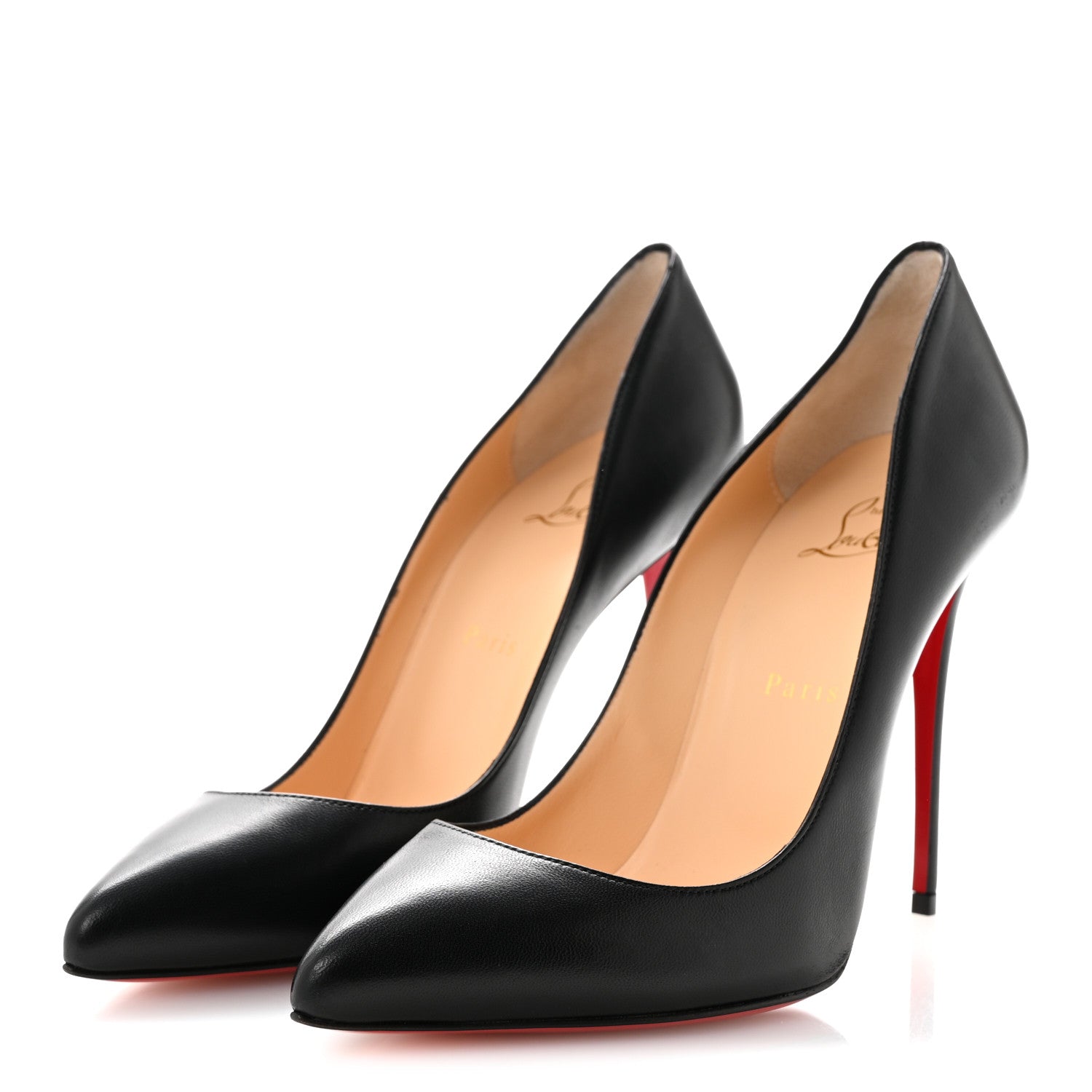 Christian Louboutin Shiny Nappa Pigalle Follies 100 Pumps 39 Black 4 of 10