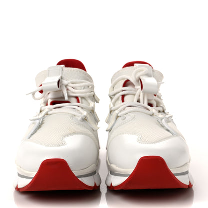 Christian Louboutin Calfskin Donna Red Runner Sneaker 43 White 2 of 7