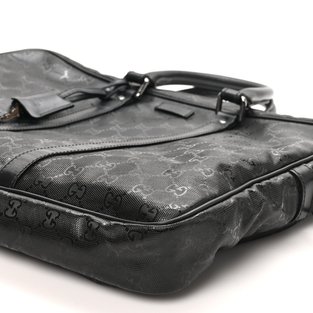 Gucci Imprime Monogram Medium Briefcase Black 10 of 10