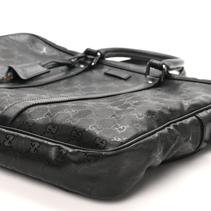 Gucci Imprime Monogram Medium Briefcase Black 10 of 10