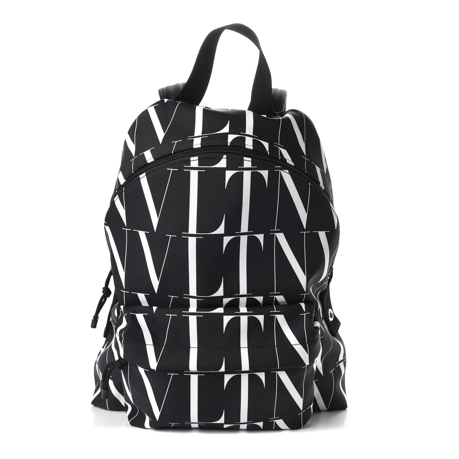 Valentino Garavani Nylon VLTN Times Backpack Black White 1 of 8