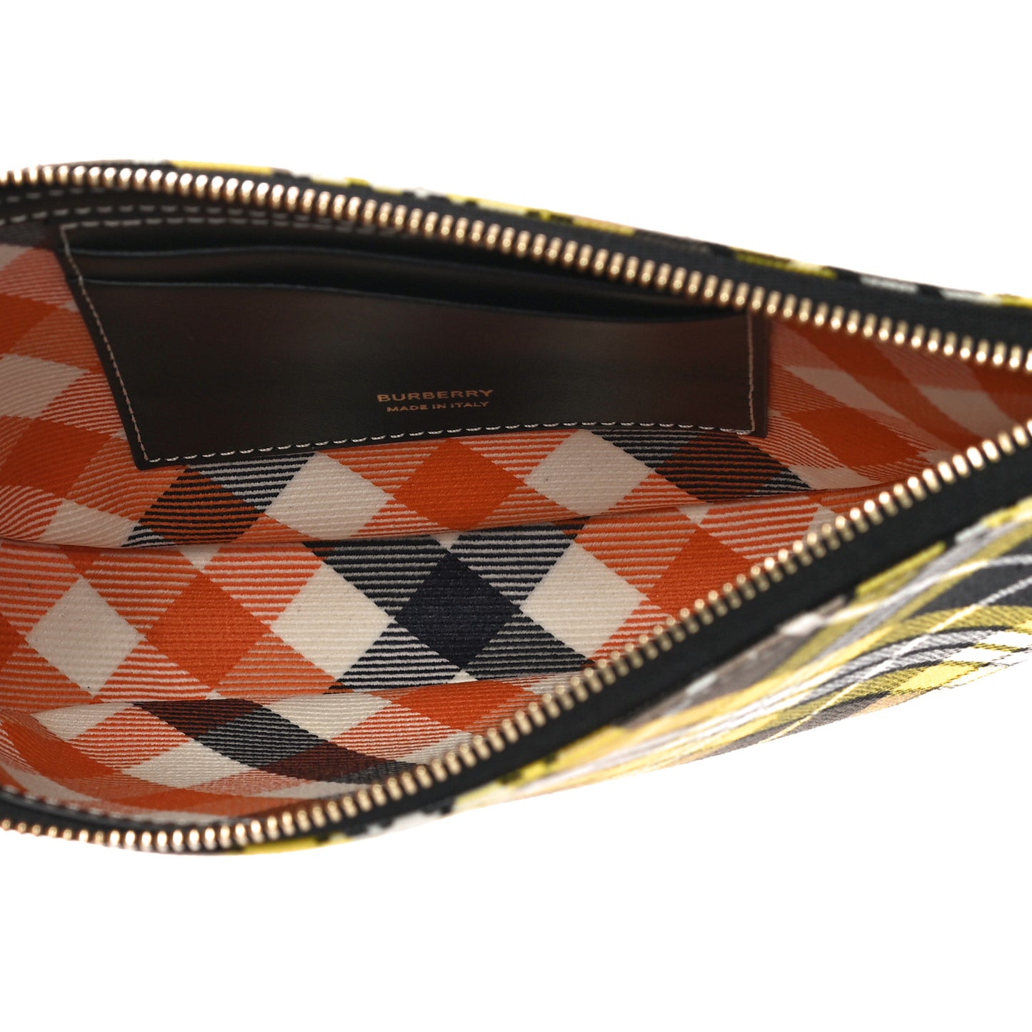 Olympia Mini Tartan Pouch Yellow