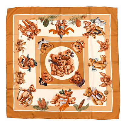 Hermes Silk Confident Des Coeurs Scarf 90 1 of 3