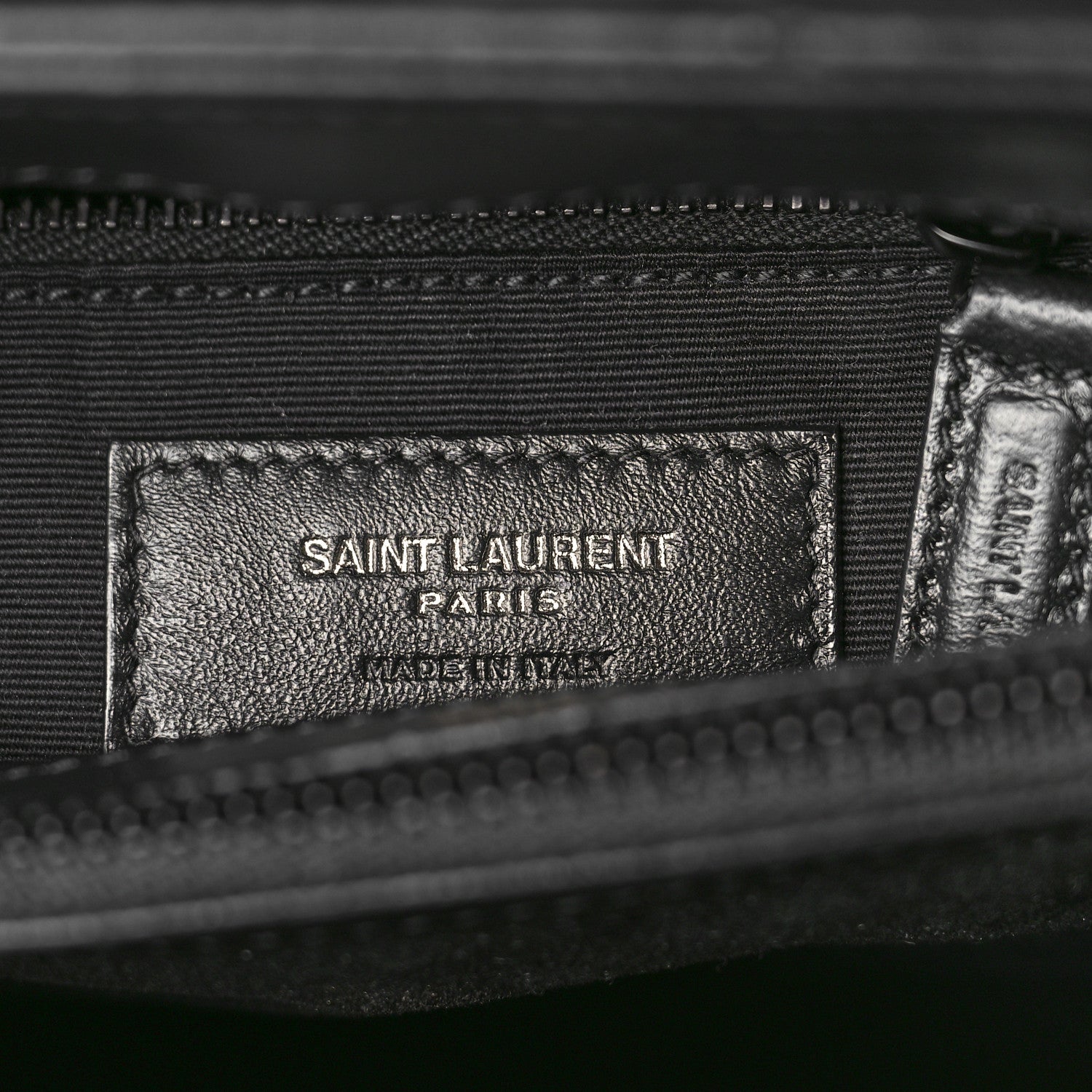 Saint Laurent Calfskin Y Quilted Monogram Monochrome Medium Loulou Chain Satchel Black 6 of 10