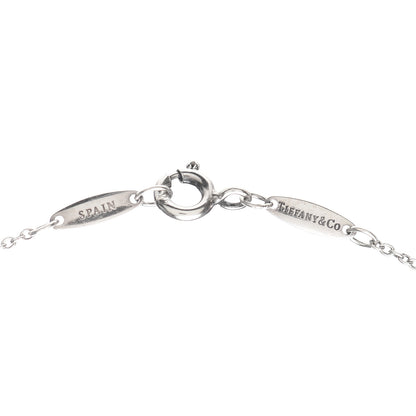 Tiffany Sterling Silver Diamond .07ct Elsa Peretti Diamonds by the Yard Pendant Necklace 5 of 6