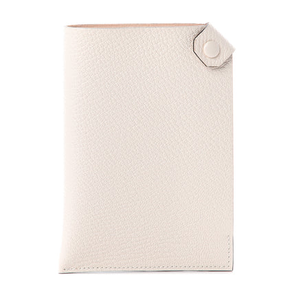 Hermes Chevre Mysore Tarmac PM Passport Holder Nata 1 of 6