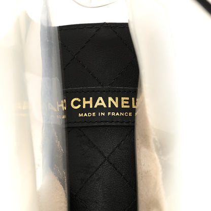 Chanel Lambskin PVC Medium Sand By The Sea Flap Black 6 of 11