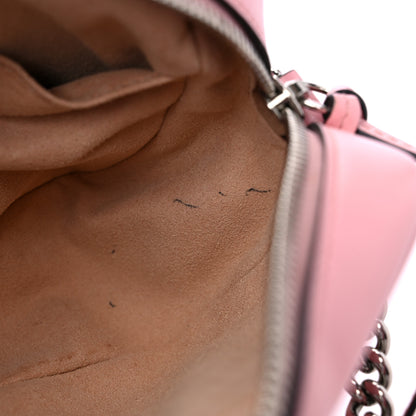 Gucci Calfskin Matelasse Mini GG Marmont Chain Shoulder Bag Wild Rose 11 of 11