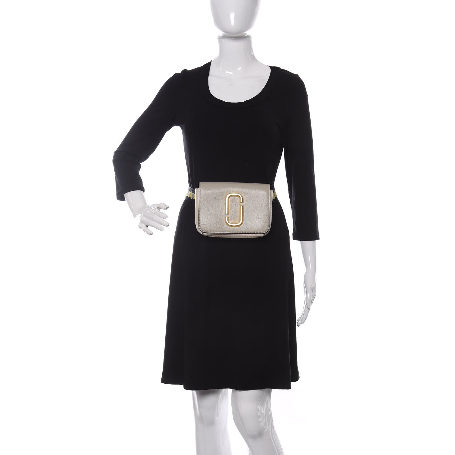 Marc Jacobs Saffiano Hip Shot Belt Bag Dust Multicolor 2 of 10